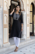 Rayon Embroidered Kurta