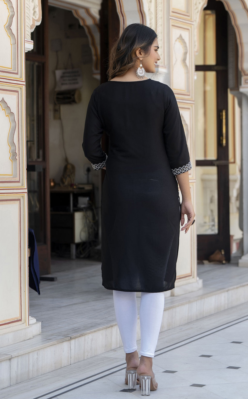 Rayon Embroidered Kurta