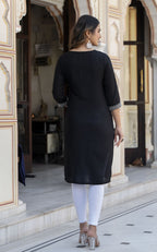Rayon Embroidered Kurta