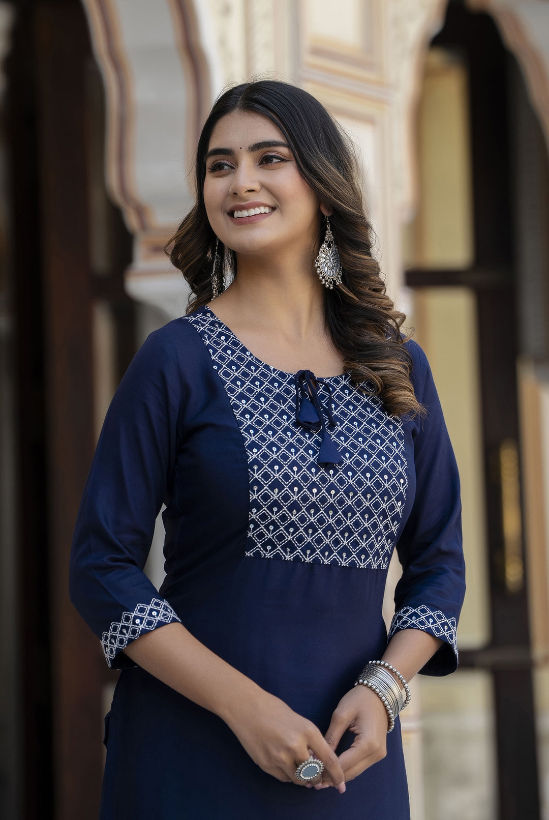 Rayon Embroidered Kurta