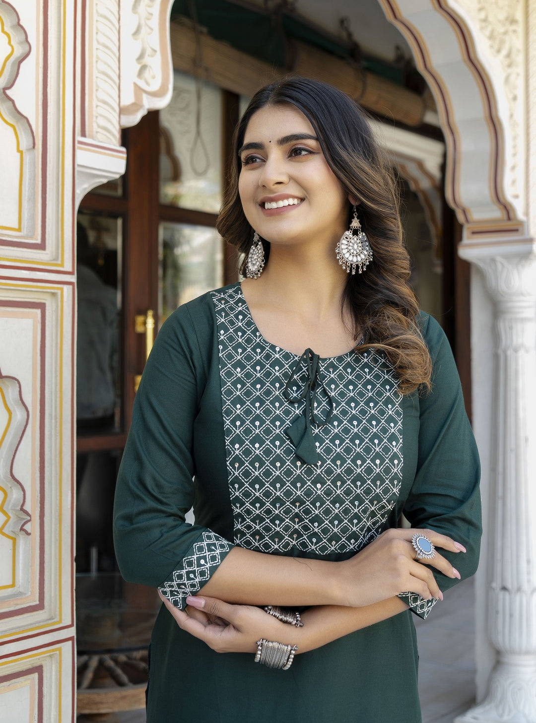 Rayon Embroidered Kurta