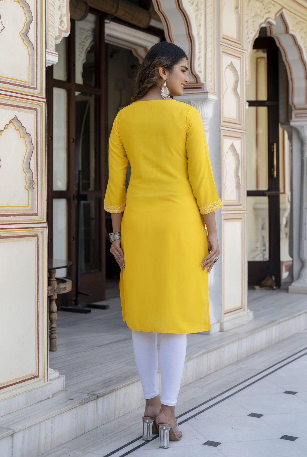 Rayon Embroidered Kurta