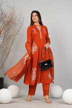 Cotton Embroidered Kurta Set