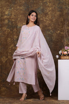 Cotton Embroidered Kurta Set