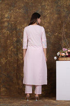 Cotton Embroidered Kurta Set