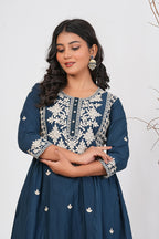 Cotton Embroidered Kurta Set