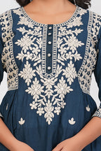 Cotton Embroidered Kurta Set