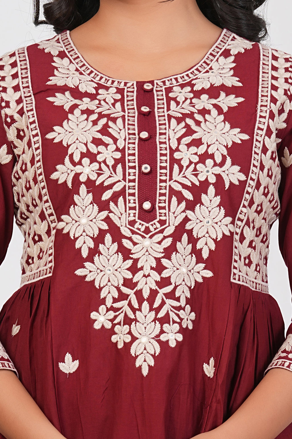 Cotton Embroidered Kurta Set