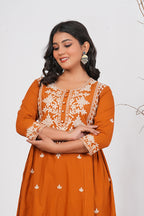 Cotton Embroidered Kurta Set