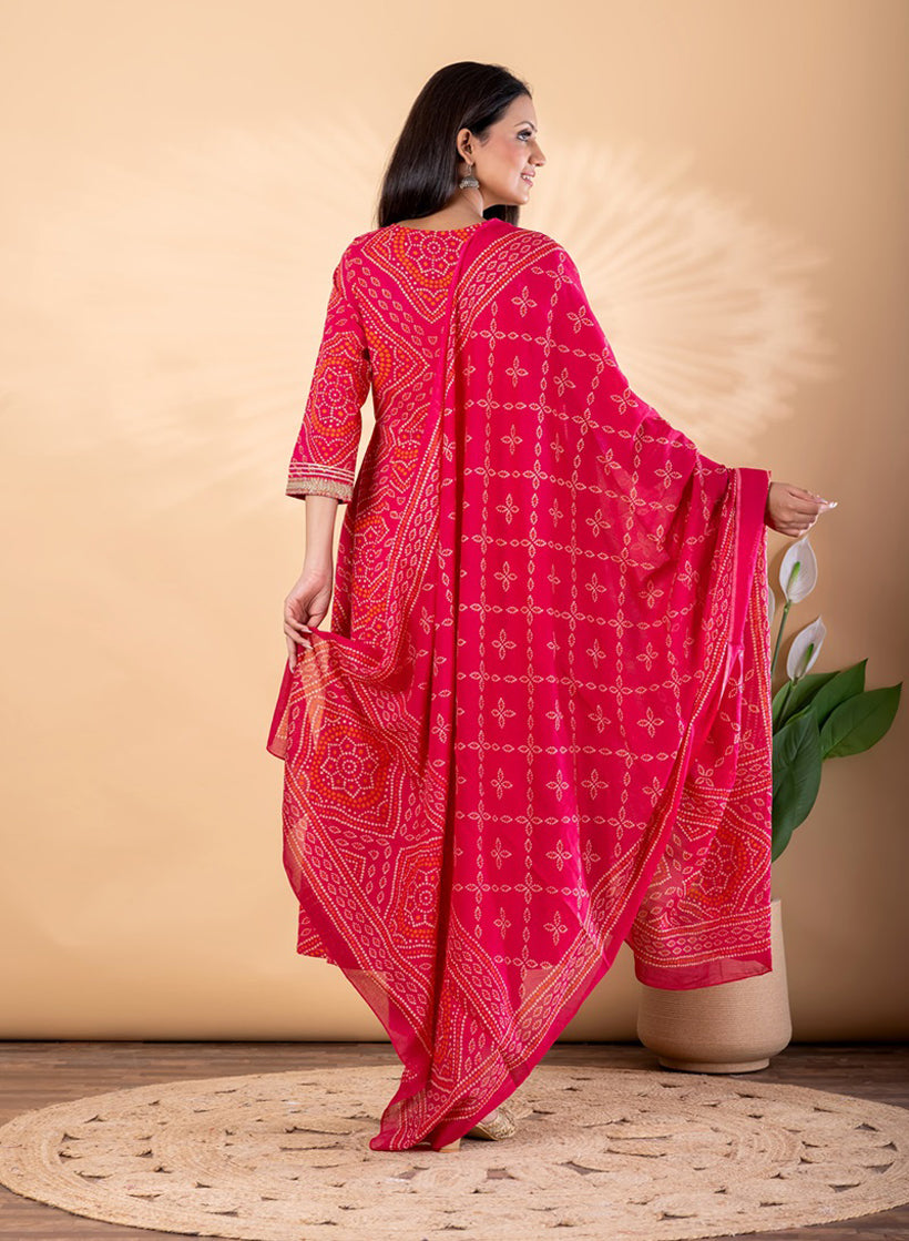 Cotton Embroidered Kurta Set