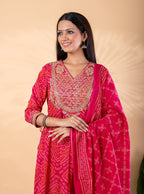 Cotton Embroidered Kurta Set