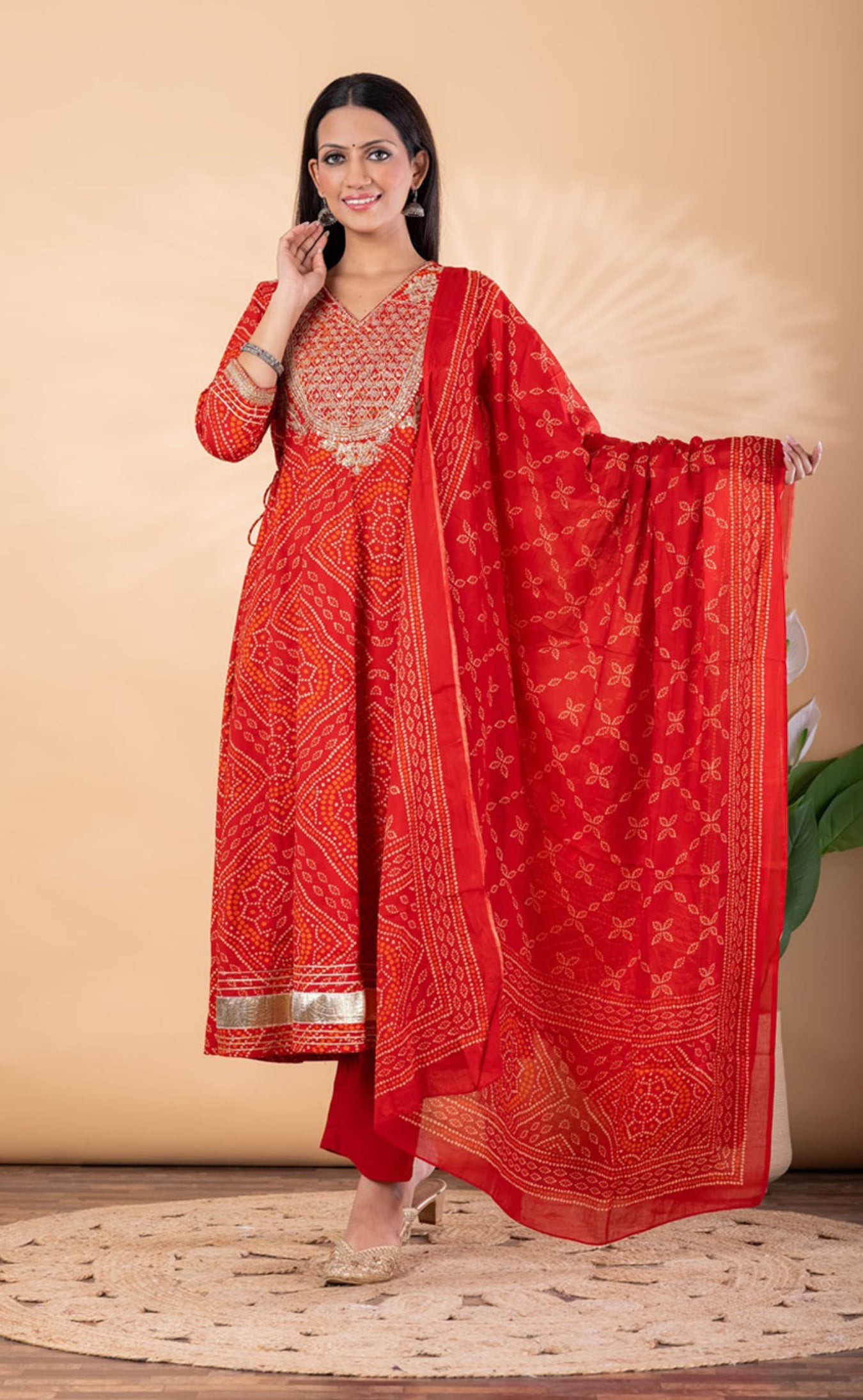 Cotton Embroidered Kurta Set