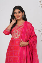 Cotton Embroidered Kurta Set