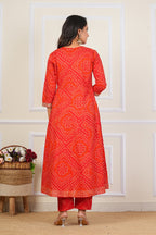 Cotton Embroidered Kurta Set