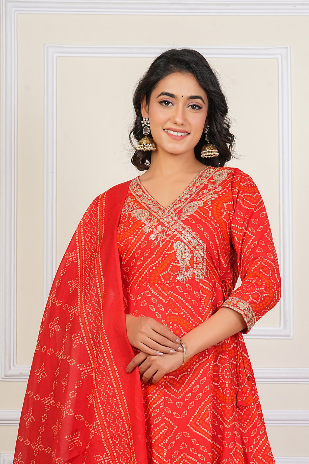 Cotton Embroidered Kurta Set