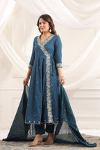 Cotton Embroidered Kurta Set