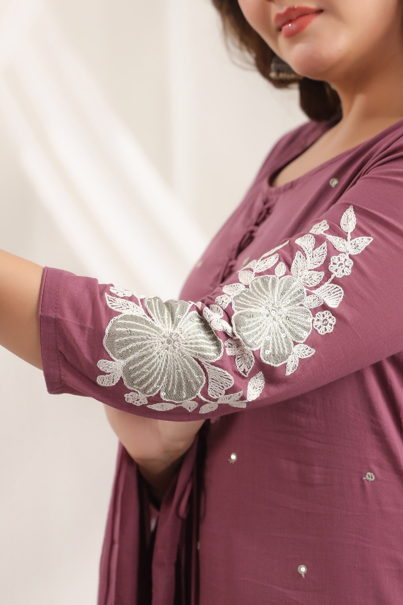 Cotton Embroidered Kurta Set