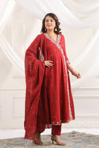 Cotton Embroidered Kurta Set