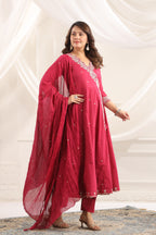 Cotton Embroidered Kurta Set