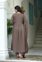 Cotton Embroidered Kurta Set