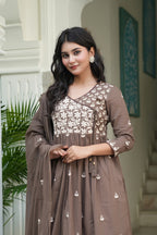 Cotton Embroidered Kurta Set