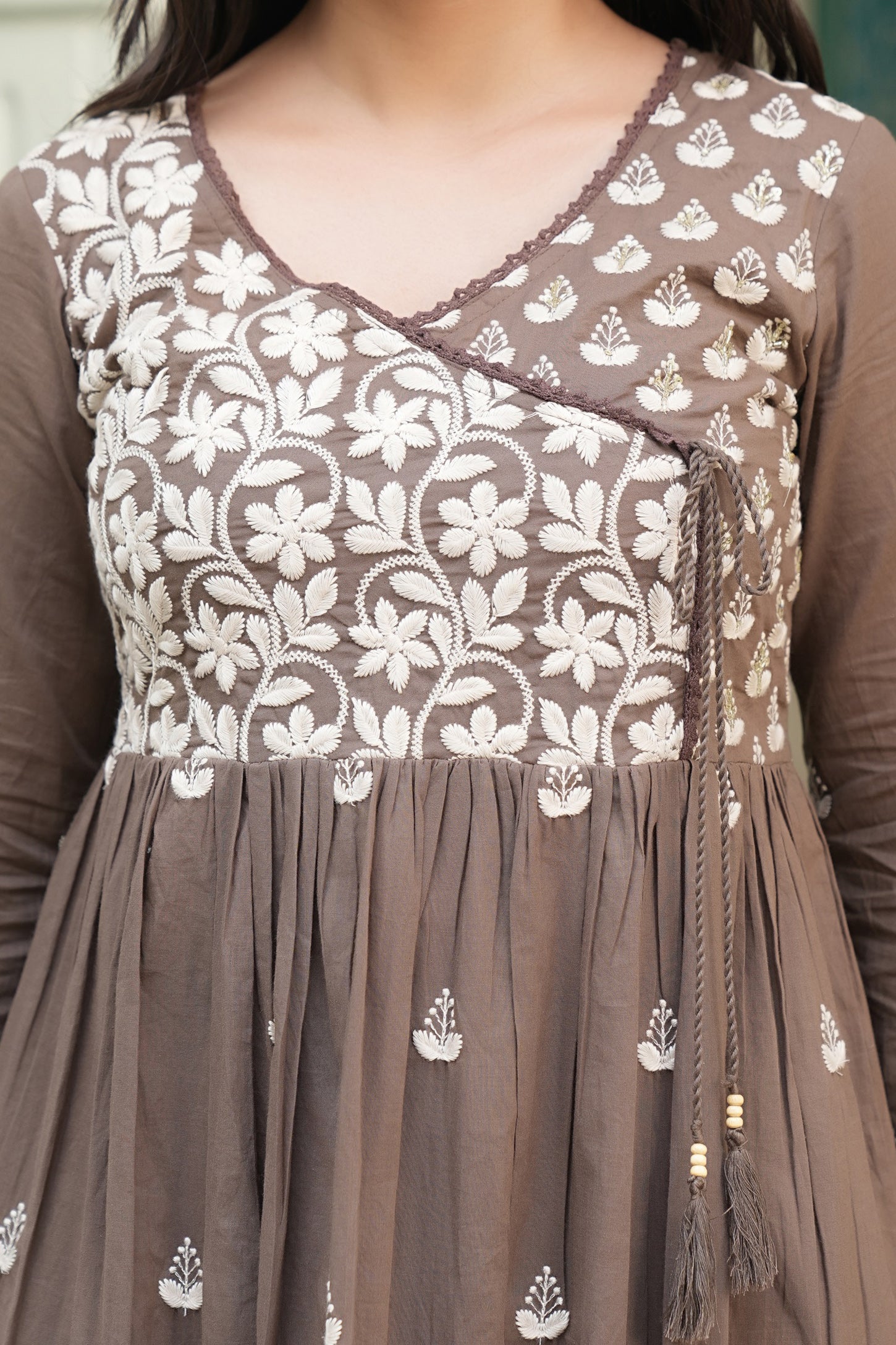 Cotton Embroidered Kurta Set