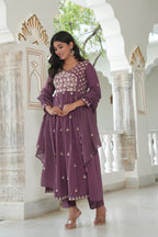 Cotton Embroidered Kurta Set