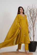 Cotton Embroidered Kurta Set