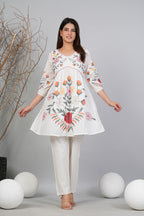 Cotton Embroidered Co-Ord Set