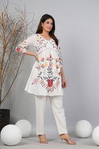 Cotton Embroidered Co-Ord Set