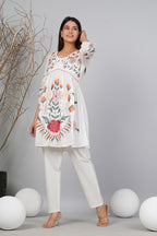 Cotton Embroidered Co-Ord Set