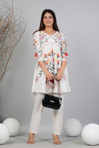 Cotton Embroidered Co-Ord Set