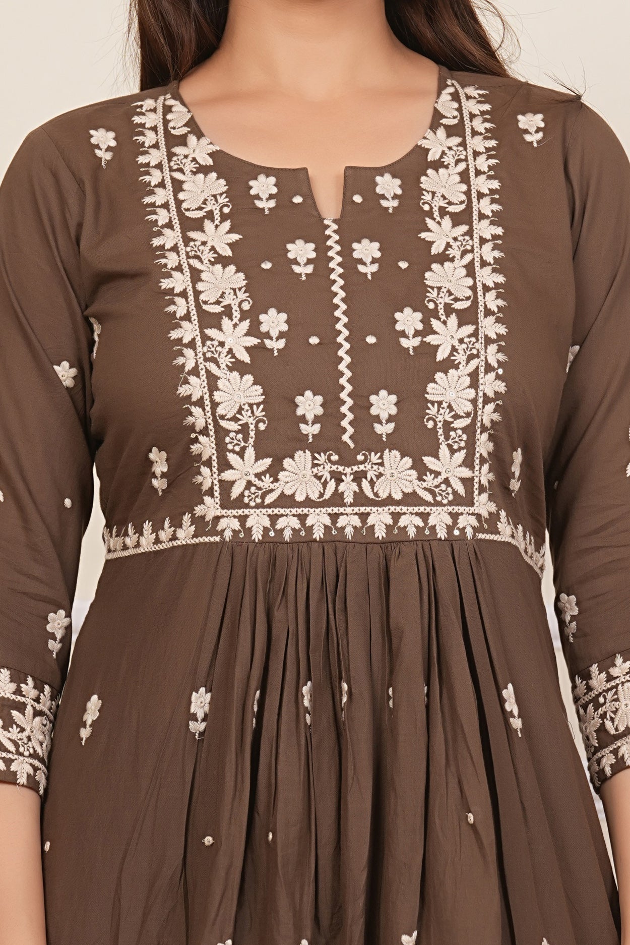 Cotton Embroidered Kurta Set