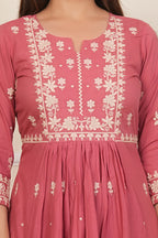 Cotton Embroidered Kurta Set